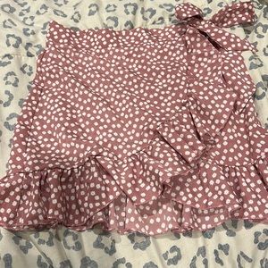 adjustable tie pink tie skirt size 2